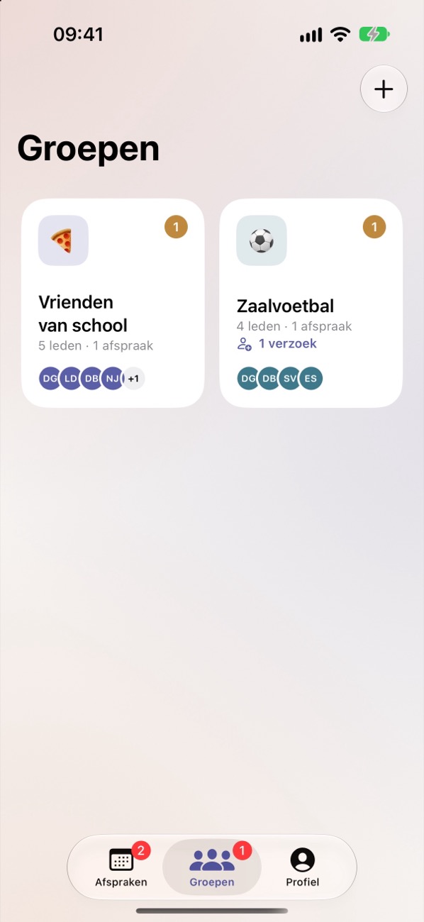 Je vriendengroepen